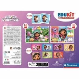 Clementoni|Brinquedo Interativo para Bebés Clementoni Edukit 4 en 1 Gabby y la casa mágica