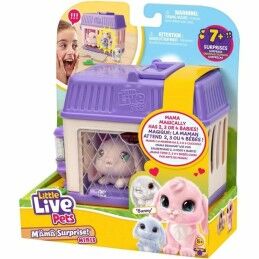 Little Live Pets|Peluche Little Live Pets Mama Surprise Rabbits Cor de Rosa Rose Felpa Coelho