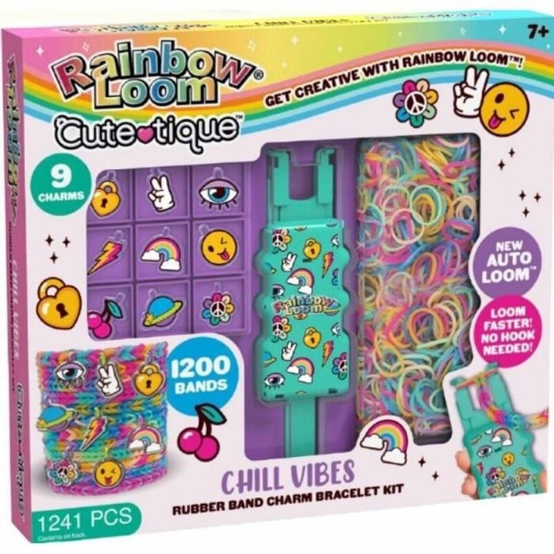 Bandai|Missangas Bandai Rainbow Loom Cute Tique Bandai|Missangas Bandai Rainbow Loom Cute Tique