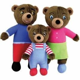 Jemini|Peluche Jemini Castanho Felpa Urso (3 Peças)