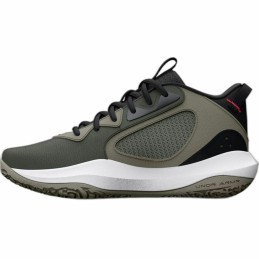 Sapatilhas de Basquetebol para Adultos Under Armour Lockdown 6 Azeitona