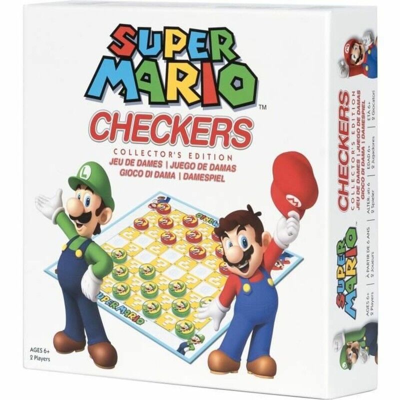 Goliath|Jogo de Mesa Goliath Super Mario Checkers Goliath|Jogo de Mesa Goliath Super Mario Checkers
