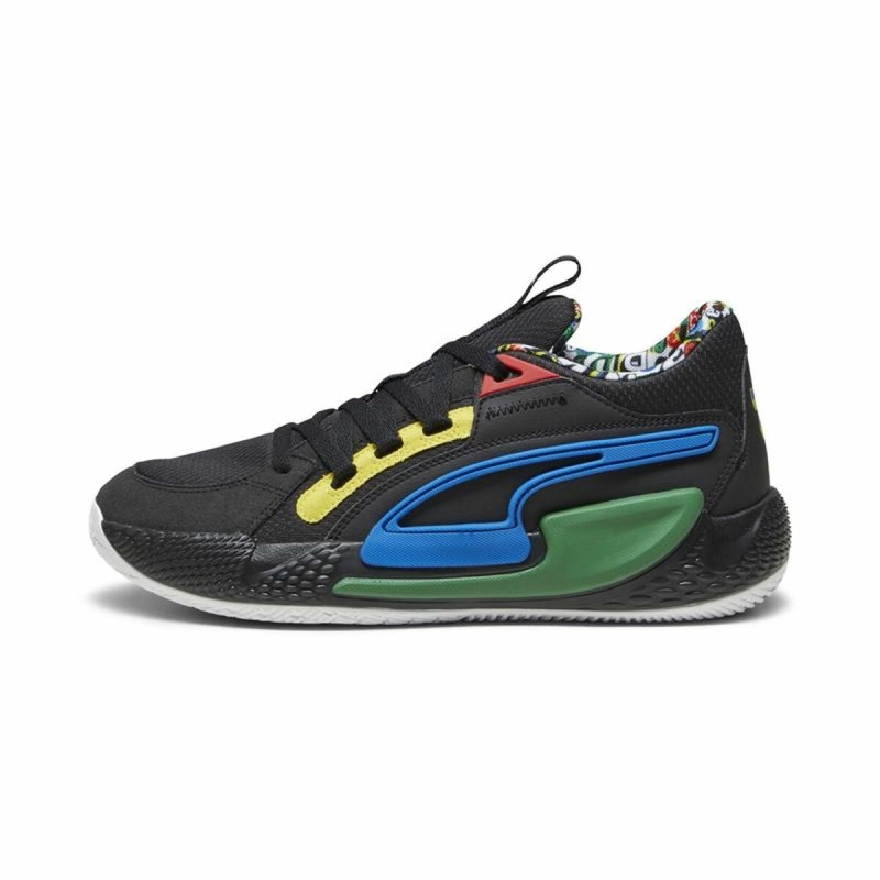 Sapatilhas de Basquetebol para Adultos Puma Court Rider Chaos Preto