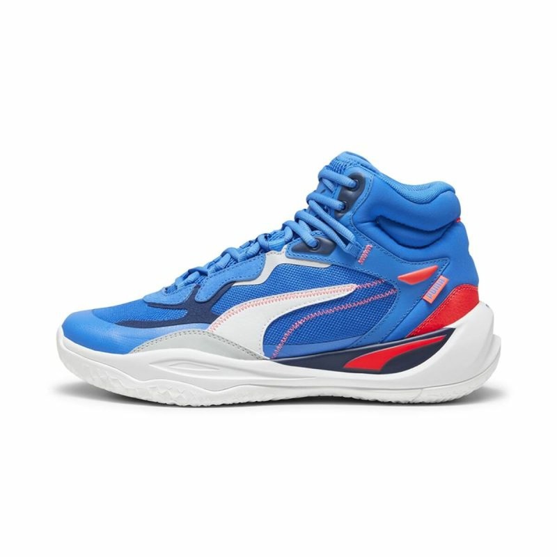 Sapatilhas de Basquetebol para Adultos Puma Playmaker Pro Mid Azul