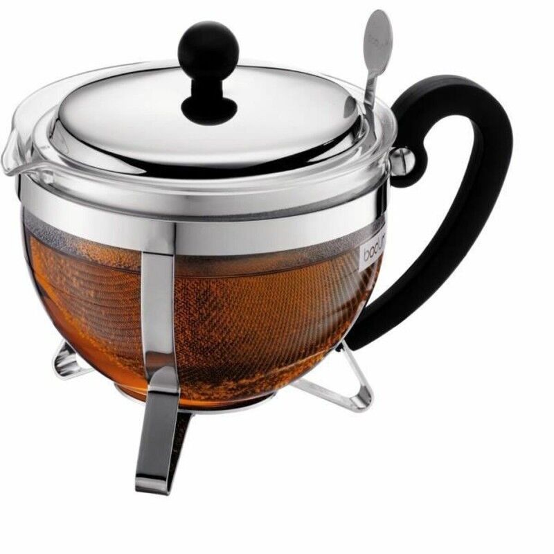 Bodum|Bule Bodum Cinzento 1 L Vidro Aço inoxidável