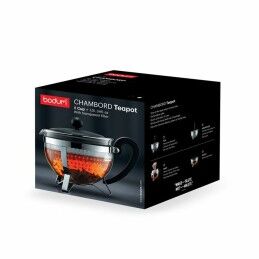 Bodum|Bule Bodum Preto Plástico 1 L