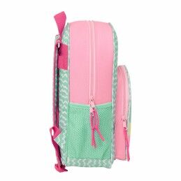 Lilo & Stitch|Mochila Escolar Lilo & Stitch Ice cream Cor de Rosa 32 x 38 x 12 cm