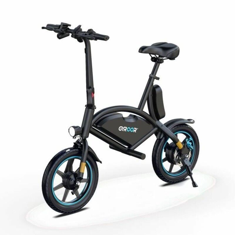 Gyroor|Bicicleta Elétrica Gyroor Preto 350 W 7,8 ah 14"