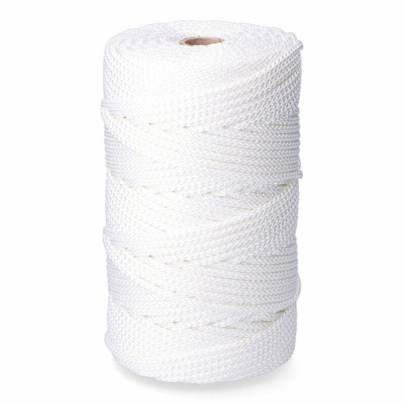 EDM Product|Cordão EDM 87919 Branco Poliéster 6 mm x 200 m Entrançado EDM Product|Cordão EDM 87919 Branco Poliéster 6 mm x 200 m Entrançado