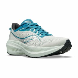 Sapatilhas de Running para Adultos Saucony Triumph 21 Azul Branco