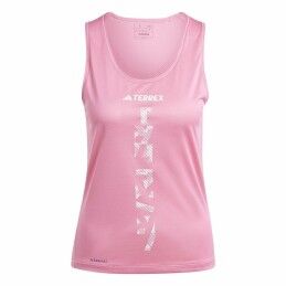 Reebok|Camisola de Manga Curta Mulher Reebok Fef Speedwick Castanho-avermelhado