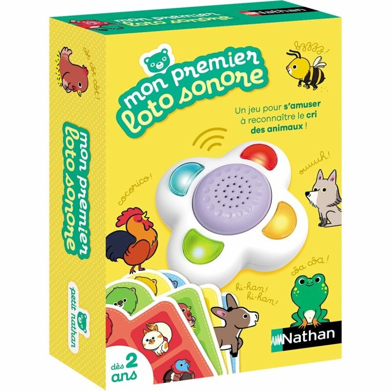 Nathan|Jogo de Mesa Nathan Mon premier loto sonore Nathan|Jogo de Mesa Nathan Mon premier loto sonore