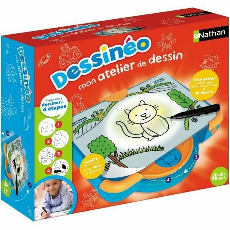 Nathan|Conjunto de Desenho Nathan Dessinéo Drawing Workshop 2.0 Platform