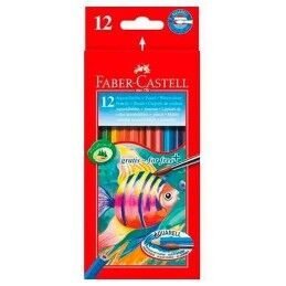 Faber-Castell|Lápiz de Cor Aquarela Faber-Castell Multicolor 6 Peças