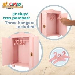 Woomax|Armário Woomax Bonecas Cor de Rosa