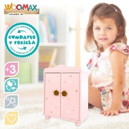 Woomax|Armário Woomax Bonecas Cor de Rosa