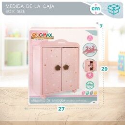 Woomax|Armário Woomax Bonecas Cor de Rosa