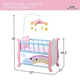 Teamson|Berço para Bonecas Teamson BBQ 57 x 81 x 31 cm