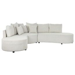 DKD Home Decor|Sofá DKD Home Decor Castanho Linho Madeira da borracha Tradicional (122 x 69 x 72 cm)