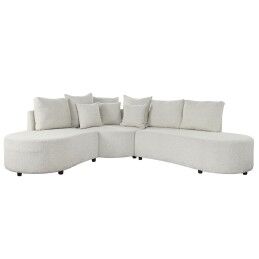 DKD Home Decor|Sofá DKD Home Decor Branco Madeira Moderno 250 x 241 x 66 cm