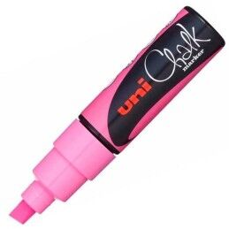 Uni-Ball|Marcadores de giz líquido Uni-Ball PWE-8K Cor de Rosa (6 Peças) (6 Unidades)