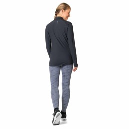 Camisola de Manga Comprida Unissexo Odlo 1/2 Zip Zeroweight Preto