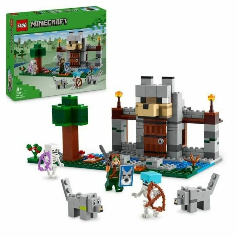 Lego|Jogo de Construção Lego Minecraft 21261 The Wolf Stronghold Multicolor 312 Peças Lego|Jogo de Construção Lego Minecraft 21261 The Wolf Stronghold Multicolor 312 Peças