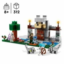 Lego|Jogo de Construção Lego Minecraft 21261 The Wolf Stronghold Multicolor 312 Peças