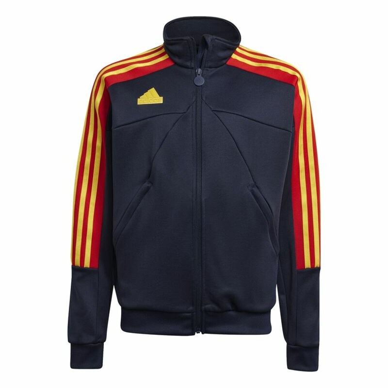 Adidas|Polar sem Capuz Adidas Tiro Nations Pack Track Azul Adidas|Polar sem Capuz Adidas Tiro Nations Pack Track Azul