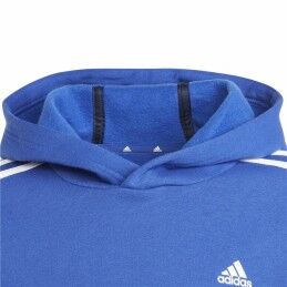 Adidas|Polar com Capuz Unissexo Adidas 3S Tib Fl Hd Azul Cinzento
