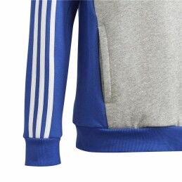 Adidas|Polar com Capuz Unissexo Adidas 3S Tib Fl Hd Azul Cinzento