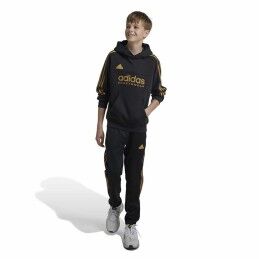 Adidas|Polar com Capuz Unissexo Adidas Tiro Nations Pack Preto