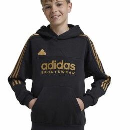 Adidas|Polar com Capuz Unissexo Adidas Tiro Nations Pack Preto