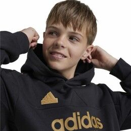 Adidas|Polar com Capuz Unissexo Adidas Tiro Nations Pack Preto