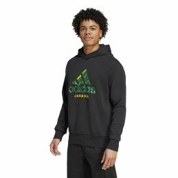 Adidas|Polar com Capuz Homem Adidas Jamaica Seasonal Doubleknit Preto