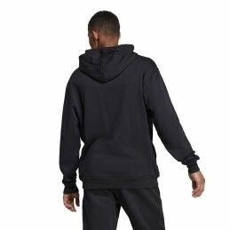 Adidas|Polar com Capuz Homem Adidas Brand Love French Terry Preto