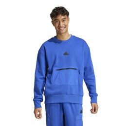 Adidas|Polar sem Capuz Adidas City Es e Fleece Azul