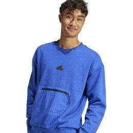 Adidas|Polar sem Capuz Adidas City Es e Fleece Azul