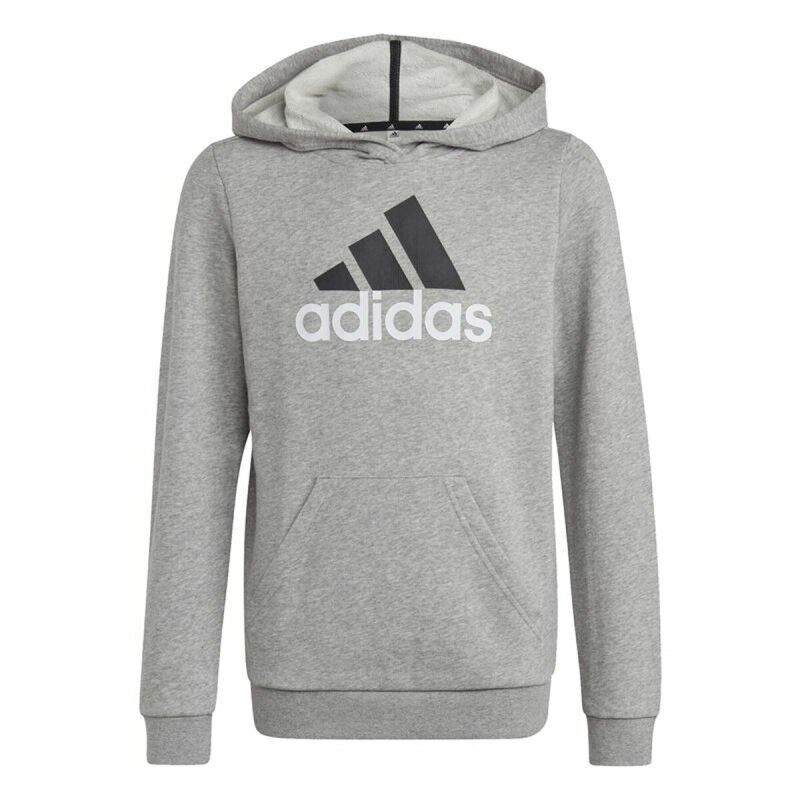 Adidas|Polar com Capuz Unissexo Adidas Essentials Cinzento Adidas|Polar com Capuz Unissexo Adidas Essentials Cinzento
