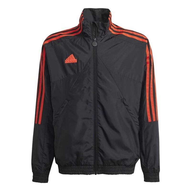 Adidas|Polar sem Capuz Adidas Tiro Woven Tracktop Preto Adidas|Polar sem Capuz Adidas Tiro Woven Tracktop Preto