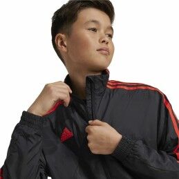 Adidas|Polar sem Capuz Adidas Tiro Woven Tracktop Preto