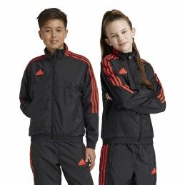 Adidas|Polar sem Capuz Adidas Tiro Woven Tracktop Preto