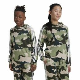 Adidas|Polar com Capuz Unissexo Adidas Essentials Multicolor Camuflagem