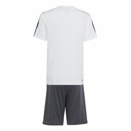 Adidas|Conjunto Desportivo para Crianças Adidas Essentials Branco Preto
