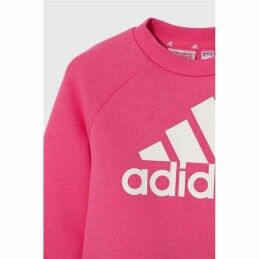 Adidas|Fato de Treino Infantil Adidas Essentials Preto Cor de Rosa