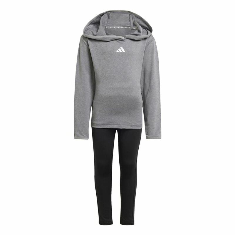 Adidas|Fato de Treino Infantil Adidas And Little Cinzento Adidas|Fato de Treino Infantil Adidas And Little Cinzento