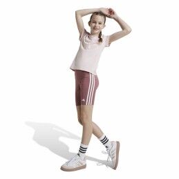 Adidas|Conjunto Desportivo para Crianças Adidas Train Essentials Cor de Rosa