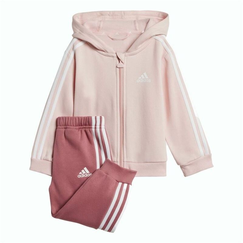 Adidas|Fato de Treino Infantil Adidas Essentials Cor de Rosa Adidas|Fato de Treino Infantil Adidas Essentials Cor de Rosa