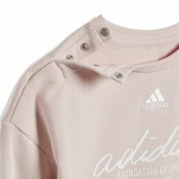 Adidas|Fato de Treino Infantil Adidas Brand Love Jogger Cor de Rosa