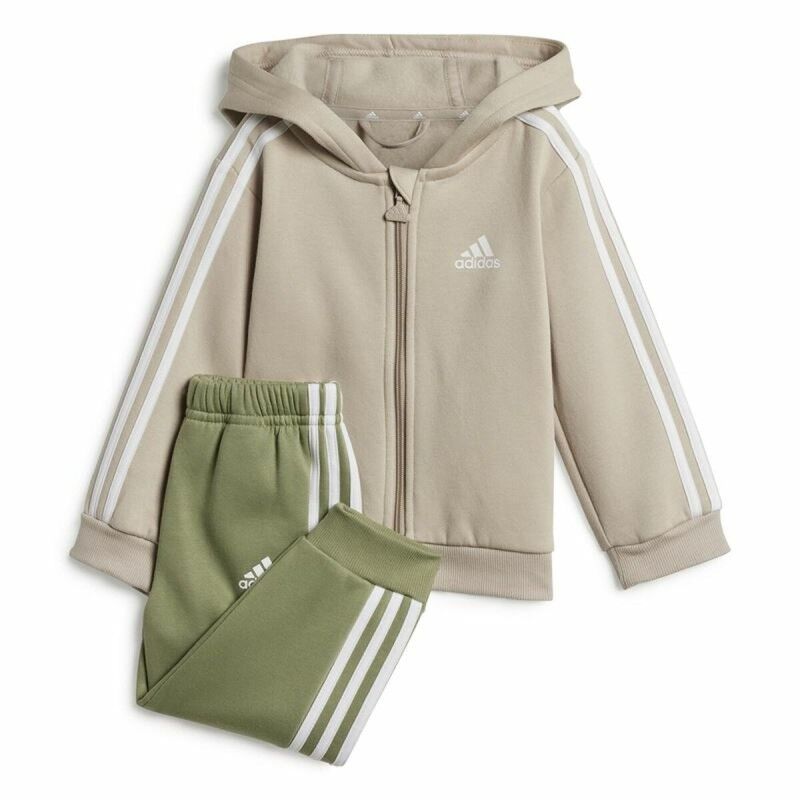 Adidas|Conjunto de Desporto para Bebé Adidas Essentials Verde Cinzento Adidas|Conjunto de Desporto para Bebé Adidas Essentials Verde Cinzento